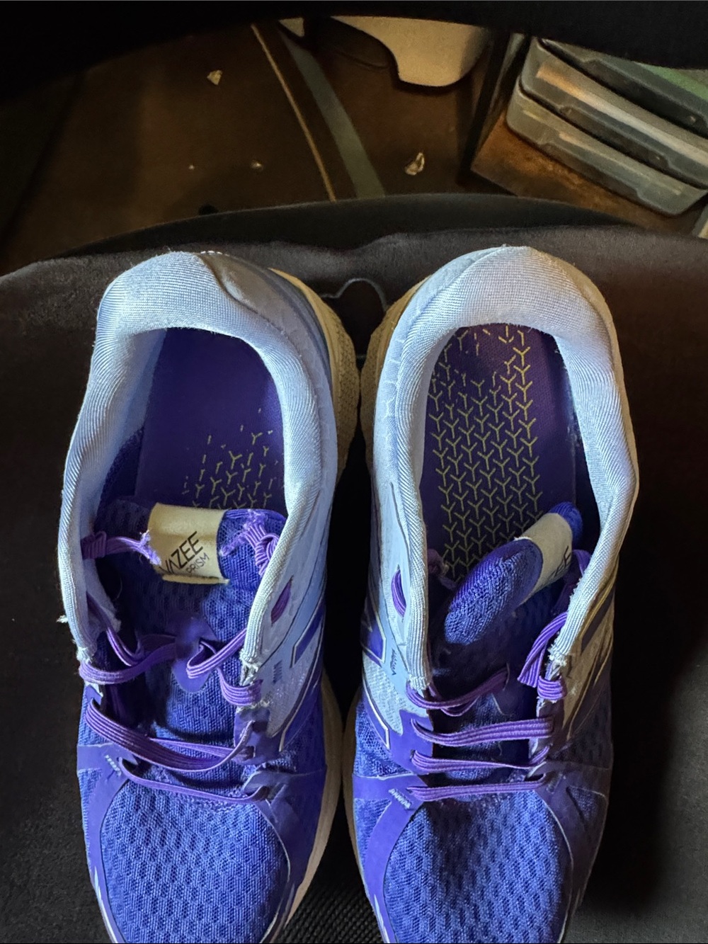 New Balance Purple and Gray Athletic Sneakers